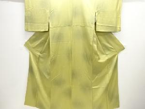 抽象草葉模様暈し小紋着物